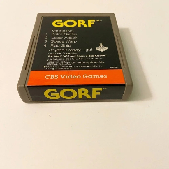 Vintage 1982 Gorf Atari 2600 Game CBS Video Game - Picture 3 of 10